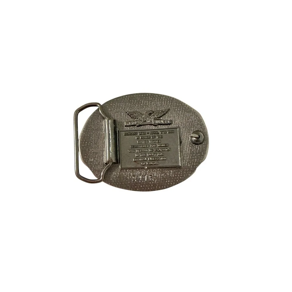 Operation Desert Storm, Veteran,‎ Gulf War, Dept Of The Army,  Belt Buckle